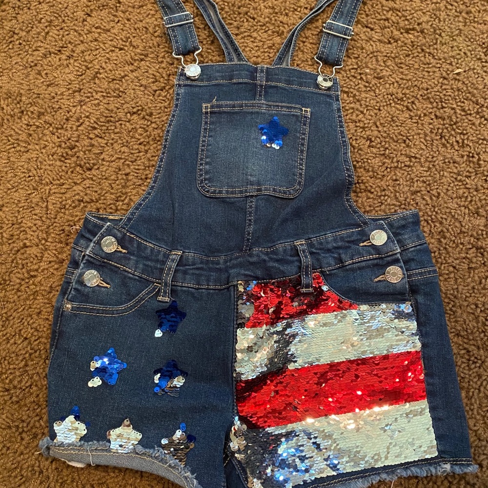 July 4th overalls. Justice